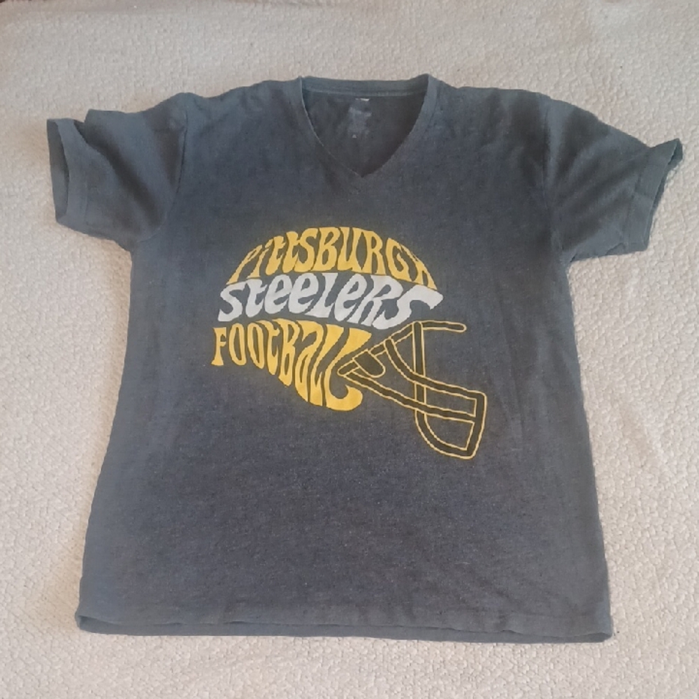 Reebok Charcoal Tee Pittsburgh Steelers